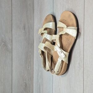 Vionic Women Paros Ankle Leather Hook&loop Sandals shoes sz 8